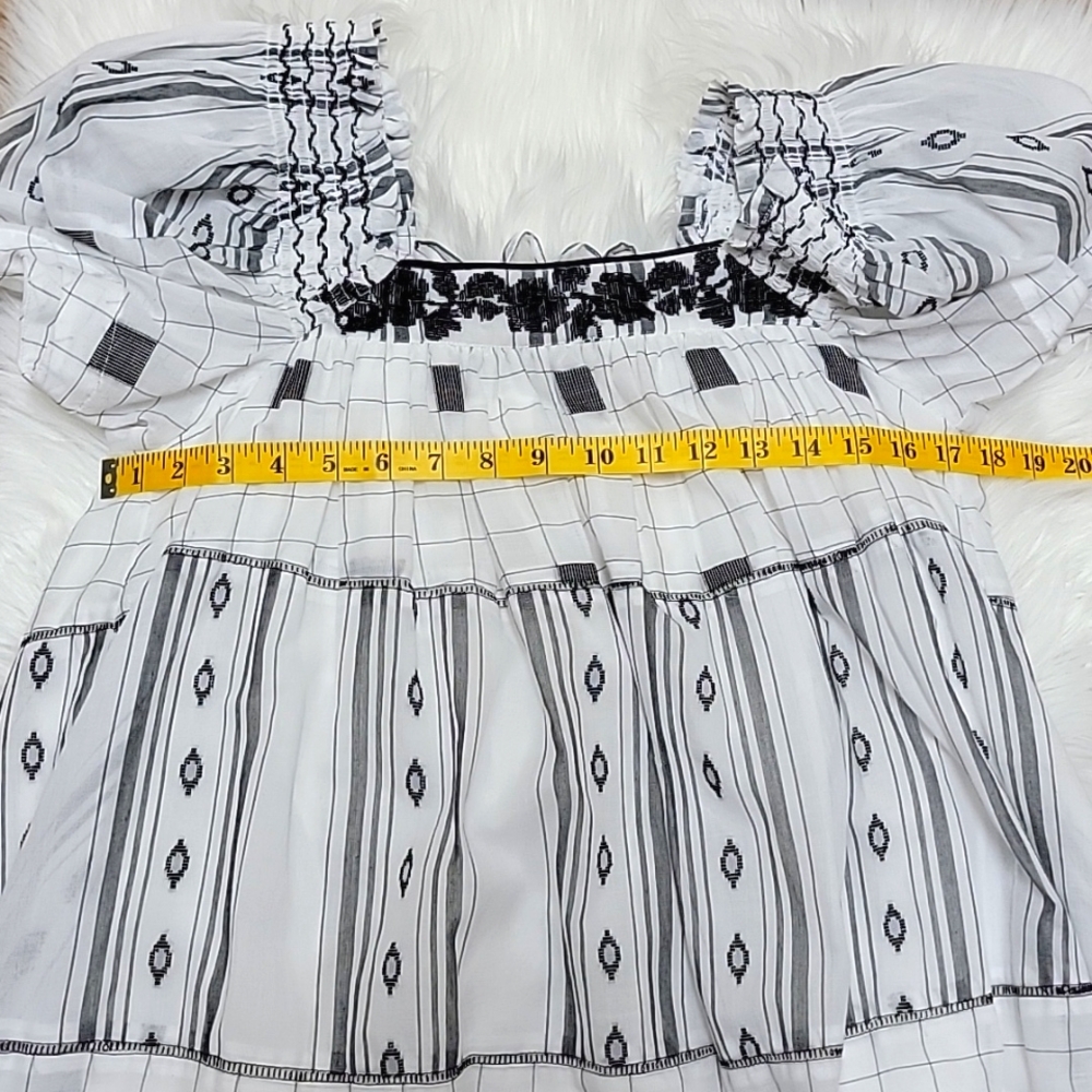 Free People  | Jamie Dress in Black & White - Picture 10 of 14